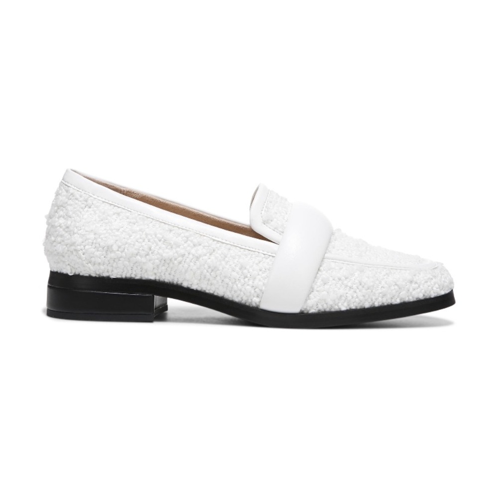 Vionic Mylene Winter White Boucle Loafers 8.5M